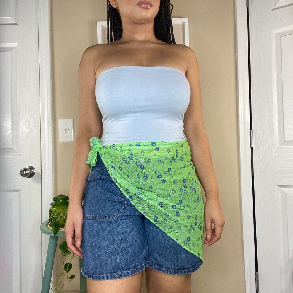Floral Mesh Coverup